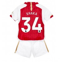 Arsenal Granit Xhaka #34 Fotballklær Hjemmedraktsett Barn 2023-24 Kortermet (+ korte bukser)